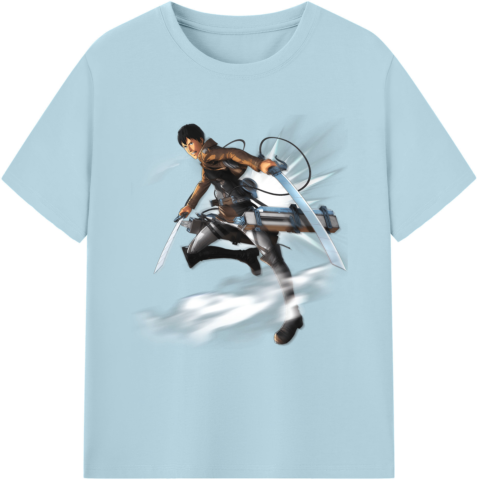 （画像用） 進撃の巨人 ベルトルト・フーバー Attack on Titan Bertholdt Hoover 綿100％半袖Tシャツ（フロントプリント）